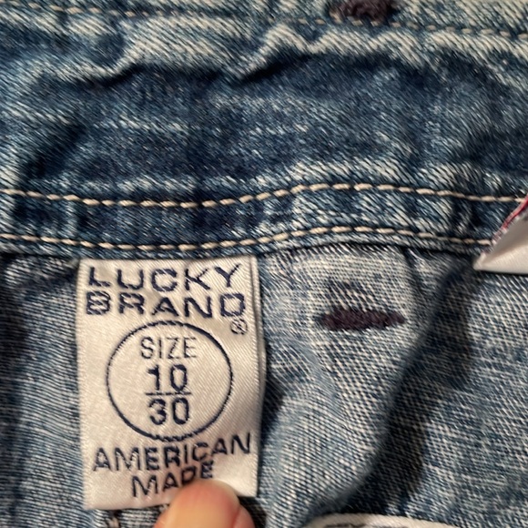 Vintage Lucky Brand Jean Skirt - Picture 5 of 5